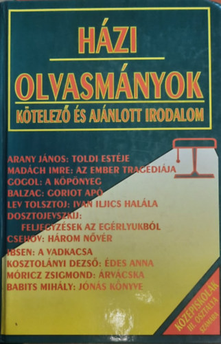 Forgcs Anna-Osztovits Sz. - Hzi olvasmnyok/ktelez s aj. irod./kzpiskolk III oszt.