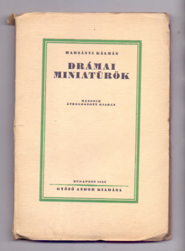 Harsnyi Klmn - Drmai miniatrk
