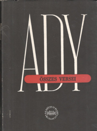 Ady Endre összes versei II. (1900-1906. január 7.)- kritikai kiadás