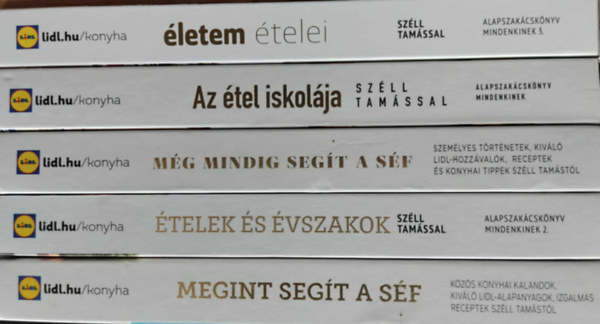 Mautner Zsfi Mautner Zsfi-Szll Tams - Szll Tams, Mautner Zsfi Szll Tams - 5 db LIDL szakcsknyv: letem telei + Az tel iskolja + Mg mindig segt a sf + telek s vszakok + Megint segt a sf