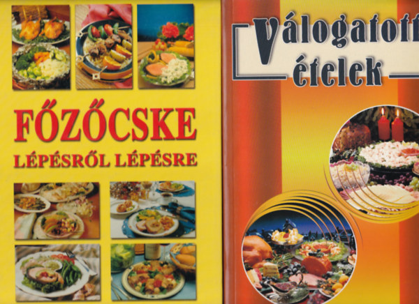 Boda Zoltnn, Ks Gbor-Csizmadia Andrs Pelle Jzsefn - 4 db szakcsknyv: 1. Vlogatott telek, 2. Fzcske lpsrl lpsre, 3. Hstelek knyve, 4. Egytltelek knyve