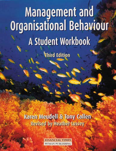 Karen Meudell - Management and Organisational Behaviour: Student's Workbook