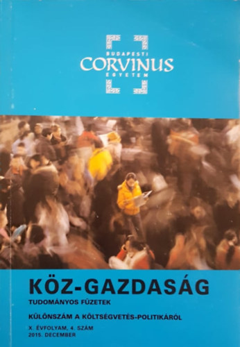 Kzgazdasg - Tudomnyos fzetek X. vfolyam 4.szm 2015. december