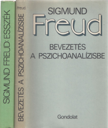 Sigmund Freud - 2 db Sigmund Freud mű: Bevezetés a pszichoanalízisbe + Esszék