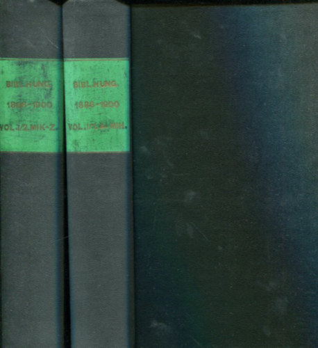 Petrik Gza  (szerk.) - Magyar knyvszet 1886-1900 I/1-2