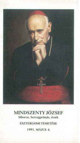 Mindszenty J�zsef b�boros, hercegpr�m�s, �rsek esztergomi temet�se a F�egyh�z pr�m�sainak s�rk�poln�j�ban.