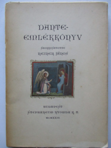Reiner Jnos szerk. - Dante-emlkknyv