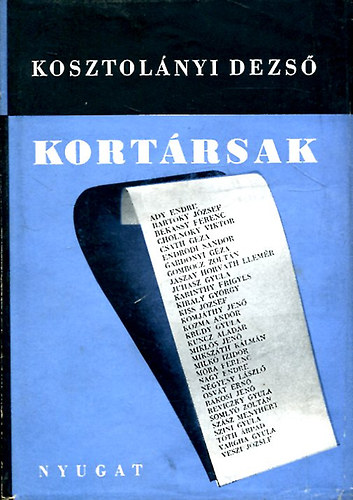 Kosztolnyi Dezs - Kortrsak I.