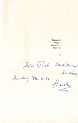 Herczeg Mihály - Csongrád megyei könyvtári füzetek 2.