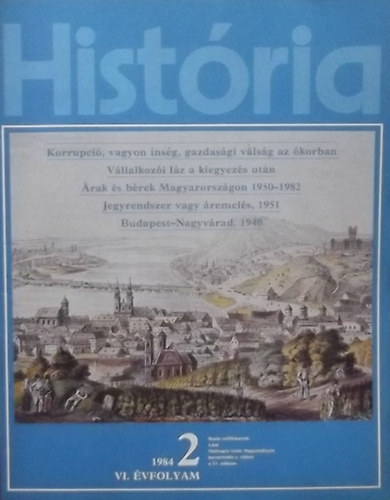 Glatz Ferenc   (szerk.) - Histria 1984/2