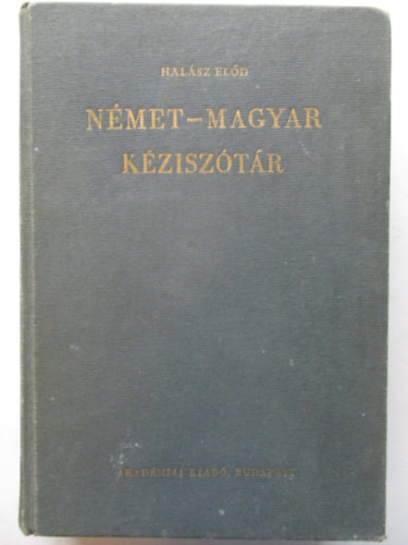 Hal�sz El�d - N�met-magyar k�zisz�t�r