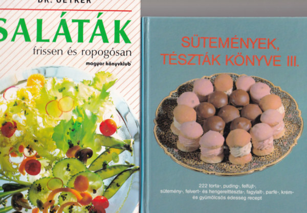 Csizmadia Lszl, Hargitai Gyrgy Liscsinszky Bla - 3 db szakcsknyv: Stemnyek, tsztk knyve III. + Saltk + Ngy vszak telei az Aranysrkny vendglben - sz