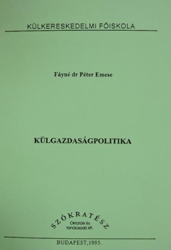 Fynpter Emese - Klgazdasgpolitika