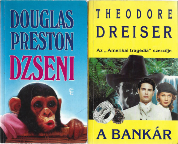 2 db k�nyv, Douglas Preston: Dzseni, Theodore Dreiser: A bank�r