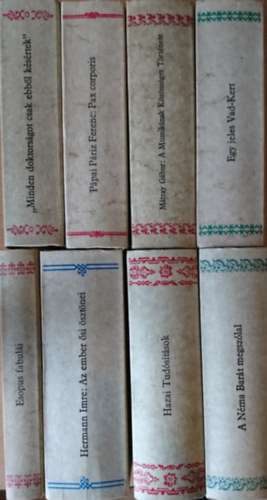 8 db Magyar H�rmond� k�tet