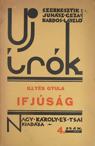 Illyés Gyula - Ifjúság (I. kiadás) -Szőnyi István négy metszetével