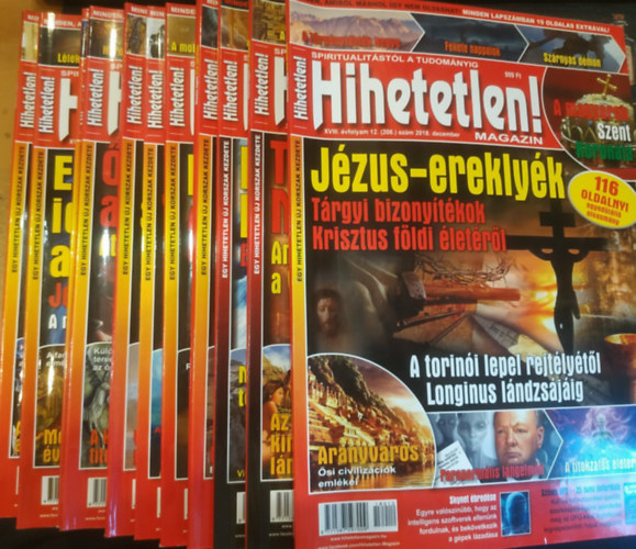 11 db Hihetetlen! Magazin 2018-as évfolyamból!