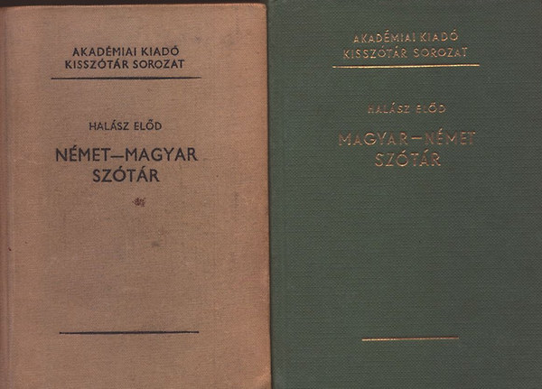 Halász Előd - Német-magyar, Magyar-német kisszótár