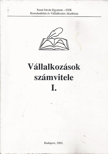 Vanja Istv�nn� dr. Tangl Anita - V�llalkoz�sok sz�mvitele I-II.