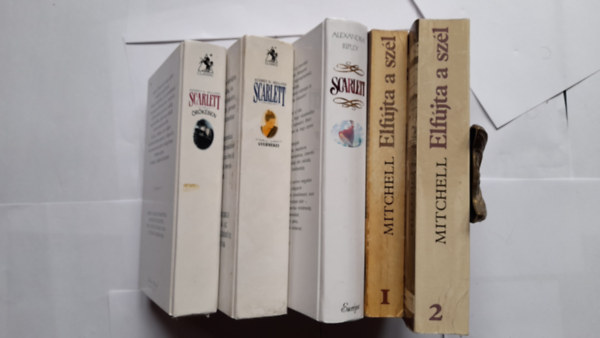 Alexandra Ripley, Audrey D. Milland Margaret Mitchell - Elf�jta a sz�l I-II. + Scarlett +  Scarlett gyermekei +  Scarlett �r�k�ben (4 m�)