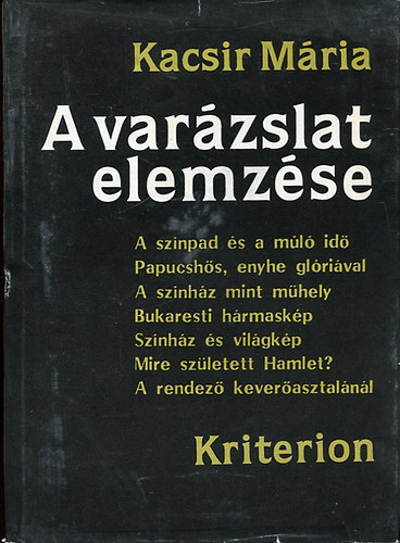 Kacsir M�ria - A var�zslat elemz�se