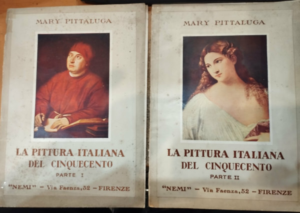 Mary Pittaluga - 2 db La Pittura Italiana del Cinquecento parte I-II.