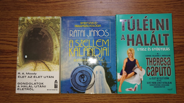 R�tai J�nos, Theresa Caputo R.A. Moody - 3 k�nyv a t�lvil�gr�l: �let az �let ut�n, A szellem kalandjai, T�l�lni a hal�lt