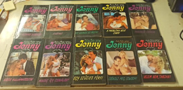 Dr. Tglsy Imre  (fszerkeszt) - 10 db Jenny: A nfal +Oly kedves s rzki +A problma neve Cindy +Perzsel cskok +Kzs hullmhosszon +Mindig gy csinlod? +Egy szzies frfi +Cskolj meg cowboy! +Velem nem, Tarzan! +Az a bizonyos bizsergs.