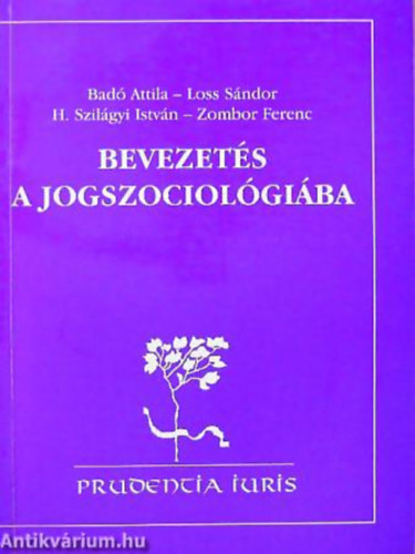 Loss Sándor szerk. - Bevezetés a jogszociológiába