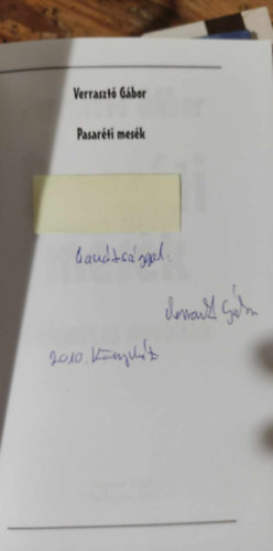 Verraszt� G�bor - Pasar�ti mes�k - F�lperces novell�k