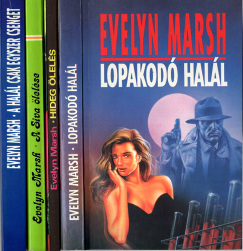 Evelyn Marsh - 4 db Evelyn Marsh: A kbulat ra, Gyilkossg a tivoliban, Torkodbl a sikoly, Hallos dzis.