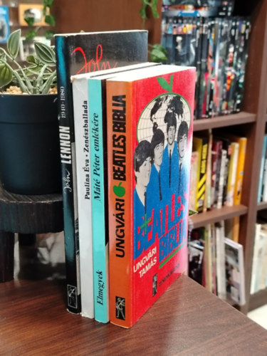 John Lennon Paulina Éva Máté Péter Ungvári Tamás - KÖNYVMENTŐ AJÁNLAT, 4 DB. Zenei könyvek. John Lennon 1940-1980, Zenészballada Máté Péter emlékére, Elmegyek, Beatles Biblia
