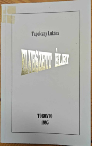 Tapolczay Lukács - Elveszett élet