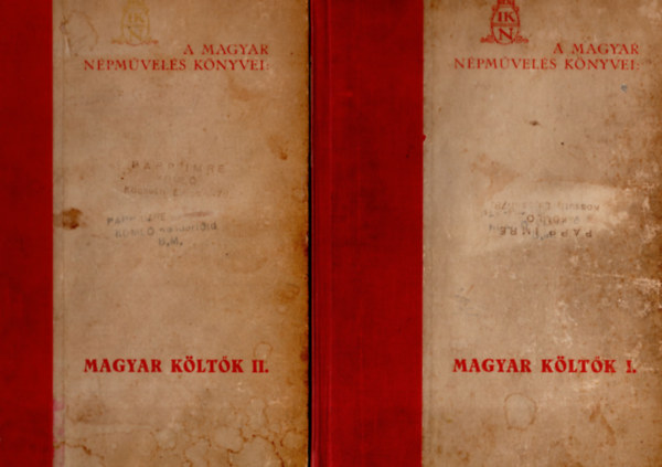 Zlinszky Aladr szerk. - Magyar kltk - Szemelvnyek htszz esztend daltermsbl I.-II.