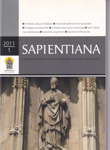 Patsch Ferenc SJ - Sapientiana 2011/1
