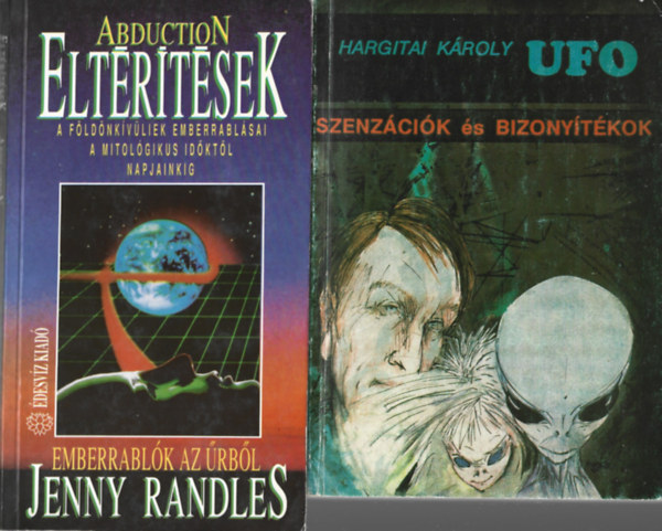 2 db knyv, Jenny Randles: Eltrtsek, Hargitai Kroly: UFO szenzcik s bizonytkok