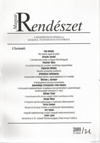 Magyar Rendszet 2009/IX. 3-4.