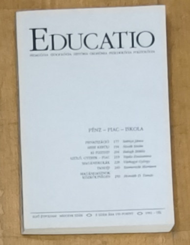 Educatio - 1992 - Tél - Pénz-piac-iskola