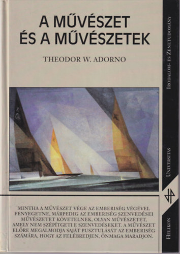 Theodor W. Adorno - A mvszet s a mvszetek