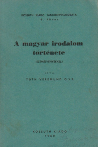 T�th Veremund - A magyar irodalom t�rt�nete