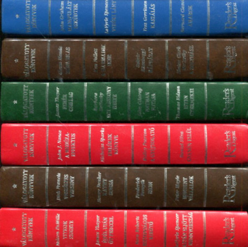 T�bb szerz� - 6 db Reader's Digest v�logat�s k�tet