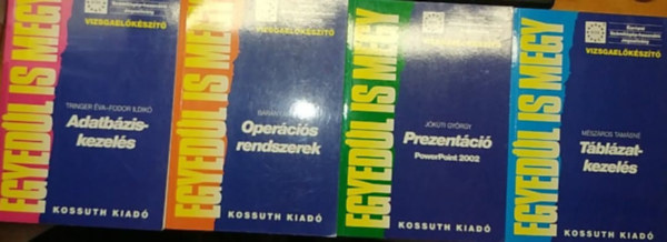 Tringer va, Brny Mrta, Jkti Gyrgy Mszros Tamsn - 4 db "Egyedl is megy": Adatbziskezels + Opercis rendszerek + Prezentci (PowerPoint 2002) + Tblzatkezels