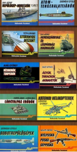 10 db-os könyvcsomag a Haditechnika fiataloknak sorozatból