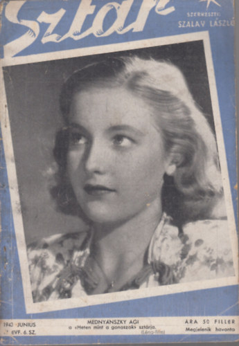 Szalay Lszl (szerk.) - Sztr 1943. jnius (Film, sznhz s divatmagazin)