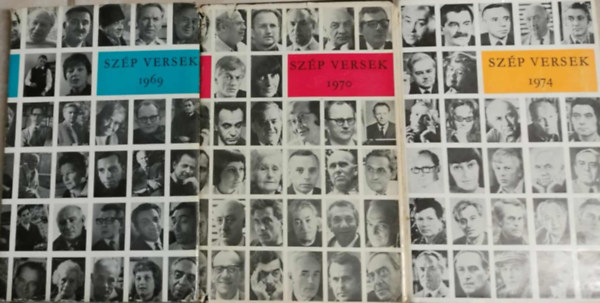 Szp versek - 1969 + 1970 + 1974 (hrom ktet egy csomagban)