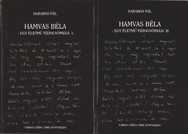 Darabos P�l - Hamvas B�la-egy �letm� fiziogn�mi�ja I-II.