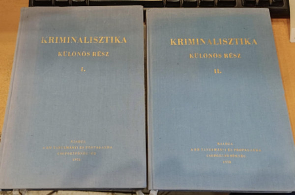 BM Knyvkiad - Kriminalisztika I-II.