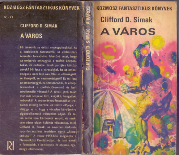 Clifford D. Simak - A v�ros (City - Kozmosz Fantasztikus K�nyvek 10.)