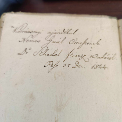 Czuczor Gergely ford. dr. Schedel Ferencz - Cornelius Nepos fennmaradt minden munkái (Dr. Schedel Ferencz dedikálásával)