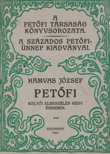 Hamvas Jzsef - Petfi - Klti elbeszls ngy nekben